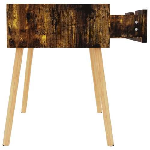 Noćni ormarić boja hrasta 40 x 40 x 56 cm konstruirano drvo - Dimljeni hrast 1 Cijena
