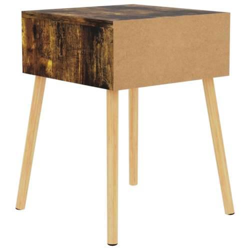 Noćni ormarići 2 kom boja hrasta 40x40x56 cm konstruirano drvo Dimljeni hrast 2 Cijena