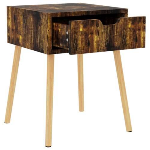 Noćni ormarići 2 kom boja hrasta 40x40x56 cm konstruirano drvo Dimljeni hrast 2 Cijena