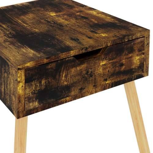 Noćni ormarići 2 kom boja hrasta 40x40x56 cm konstruirano drvo Dimljeni hrast 2 Cijena