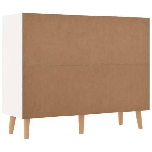 Komoda bijela i boja hrasta 90 x 30 x 72 cm konstruirano drvo - Bijela i boja hrasta sonome 1 Cijena