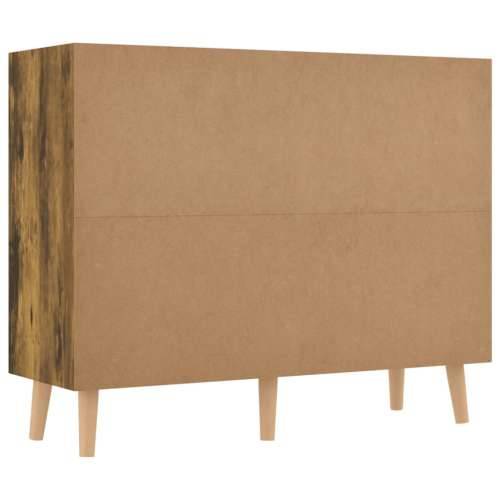 Komoda boja dimljenog hrasta 90 x 30 x 72 cm konstruirano drvo - Dimljeni hrast 1 Cijena