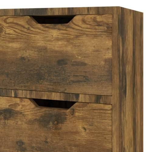 Komoda boja dimljenog hrasta 90 x 30 x 72 cm konstruirano drvo - Dimljeni hrast 1 Cijena