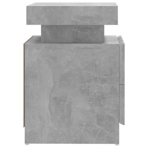 Noćni ormarić siva boja betona 45x35x52 cm konstruirano drvo - Beton siva 1 Cijena
