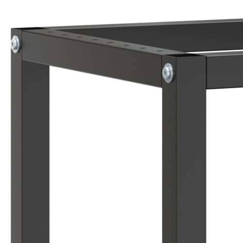Okvir za radni stol mat crni i mat crveni 140x50x79 cm metalni - 140 x 50 x 79 cm 1 s 1 šipkom Cijena