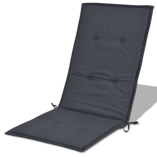Jastuci za vrtne stolice 4 kom antracit 120x50x3 cm od tkanine Cijena