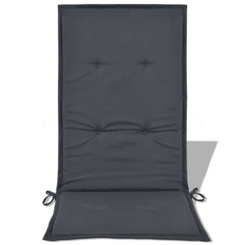 Jastuci za vrtne stolice 4 kom antracit 120x50x3 cm od tkanine Cijena
