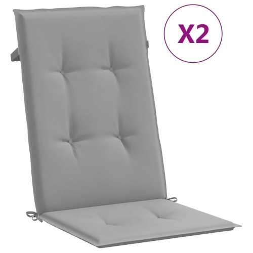 Jastuci za vrtne stolice 2 kom sivi 120 x 50 x 3 cm od tkanine Cijena