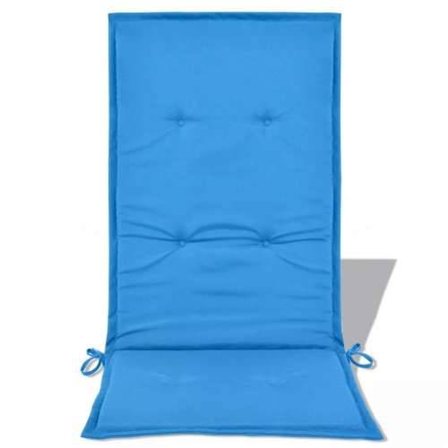 Jastuci za vrtne stolice 2 kom plavi 120 x 50 x 3 cm od tkanine Cijena