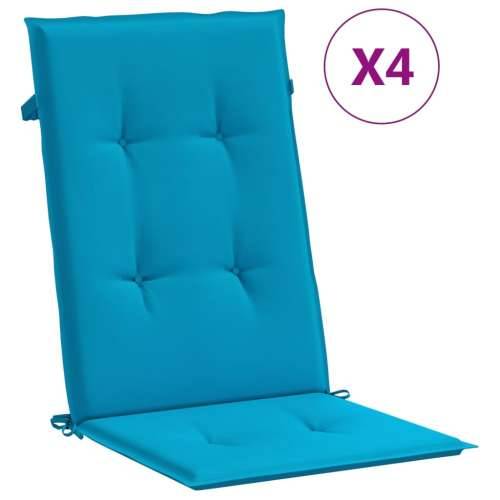 Jastuci za vrtne stolice 4 kom plavi 120 x 50 x 3 cm od tkanine Cijena