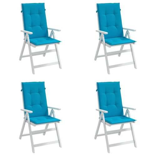 Jastuci za vrtne stolice 4 kom plavi 120 x 50 x 3 cm od tkanine Cijena