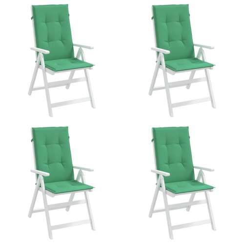 Jastuci za vrtne stolice 4 kom zeleni 120x50x3 cm od tkanine Cijena