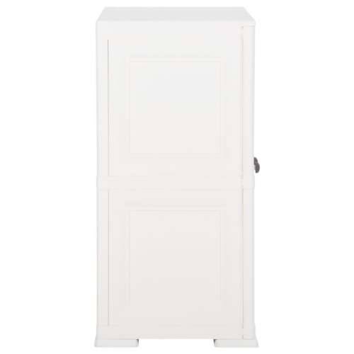 Plastični ormarić 79 x 43 x 85,5 cm izgled drva angora bijeli - Bijela 79 x 43 x 85.5 cm 1 Cijena