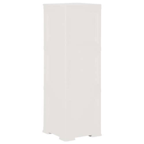 Plastični ormarić 40 x 43 x 125 cm izgled drva angora bijeli Bijela 40 x 43 x 125 cm 1 Cijena
