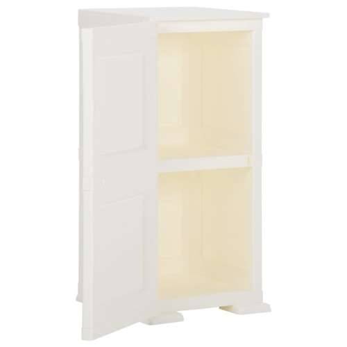 Plastični ormarić 40 x 43 x 85,5 cm izgled drva angora bijeli - Bijela 40 x 43 x 85.5 cm 1 Cijena