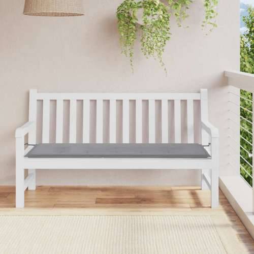 Jastuk za vrtnu klupu sivi 150x50x4 cm od tkanine Oxford - Siva 150 x 50 x 3 cm 1 Cijena