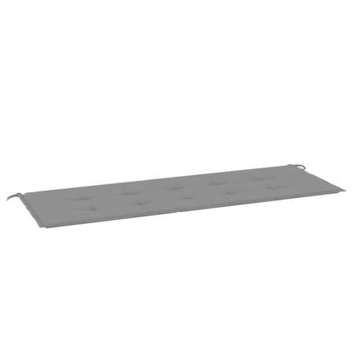 Jastuk za vrtnu klupu sivi 150x50x4 cm od tkanine Oxford - Siva 150 x 50 x 3 cm 1 Cijena