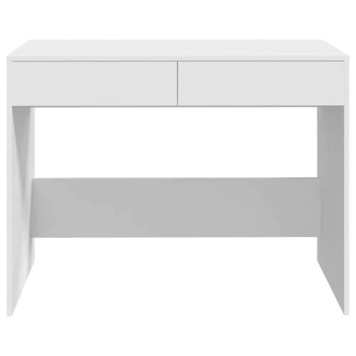 Radni stol bijeli 101x50x76,5 cm od konstruiranog drva - Bijela Cijena