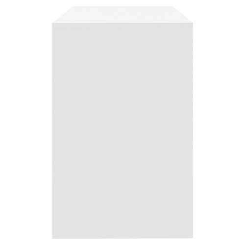 Radni stol bijeli 101x50x76,5 cm od konstruiranog drva - Bijela Cijena
