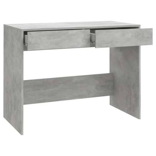 Radni stol boja betona 101 x 50 x 76,5 cm od konstruiranog drva - Beton siva Cijena