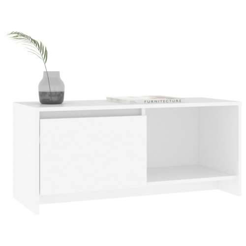 TV ormarić bijeli 90 x 35 x 40 cm od iverice - Bijela 1 Cijena