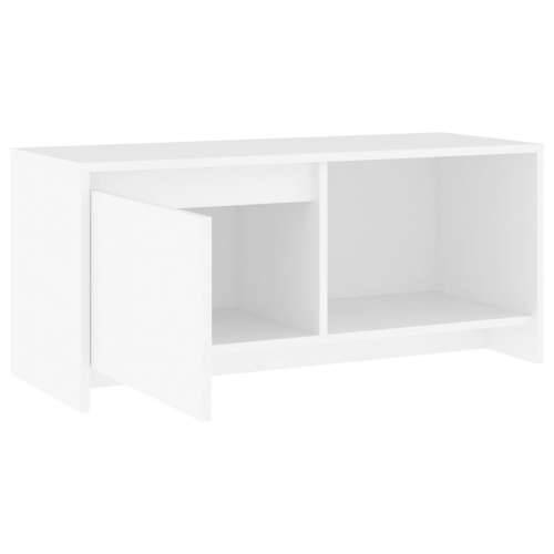 TV ormarić bijeli 90 x 35 x 40 cm od iverice - Bijela 1 Cijena