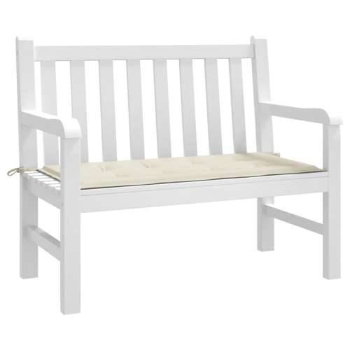 Jastuk za vrtnu klupu krem 100x50x4 cm od tkanine Oxford - Krema 100 x 50 x 3 cm 1 Cijena