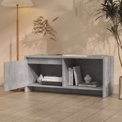 TV ormarić boja betona 90 x 35 x 40 cm od konstruiranog drva - Beton siva 1 Cijena