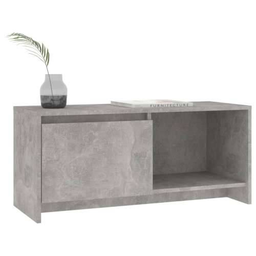 TV ormarić boja betona 90 x 35 x 40 cm od konstruiranog drva - Beton siva 1 Cijena