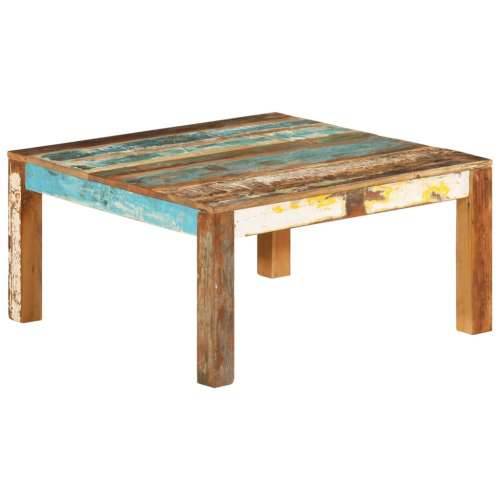 Stolić za kavu 80 x 80 x 40 cm od masivnog obnovljenog drva - 80 x 80 x 40 cm 1 masivno obnovljeno drvo Cijena