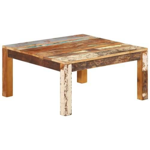 Stolić za kavu 80 x 80 x 40 cm od masivnog obnovljenog drva - 80 x 80 x 40 cm 1 masivno obnovljeno drvo Cijena