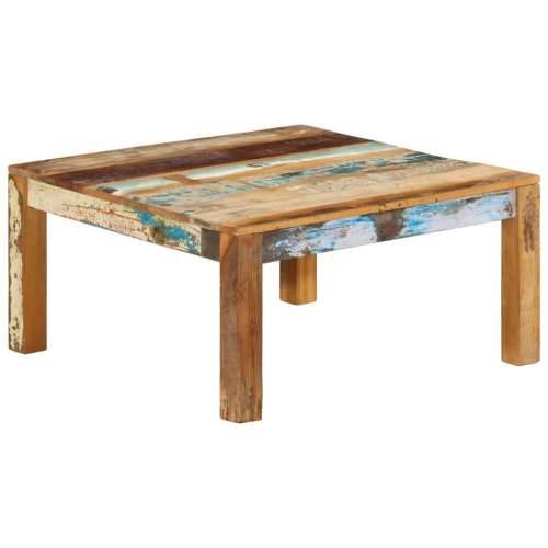 Stolić za kavu 80 x 80 x 40 cm od masivnog obnovljenog drva - 80 x 80 x 40 cm 1 masivno obnovljeno drvo Cijena