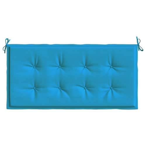 Jastuk za vrtnu klupu plavi 120 x 50 x 3 cm od tkanine Oxford Cijena
