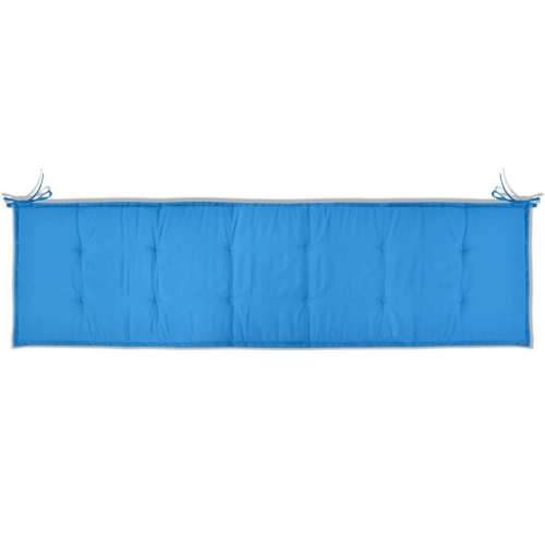 Jastuk za vrtnu klupu plavi 180 x 50 x 3 cm od tkanine Oxford Cijena