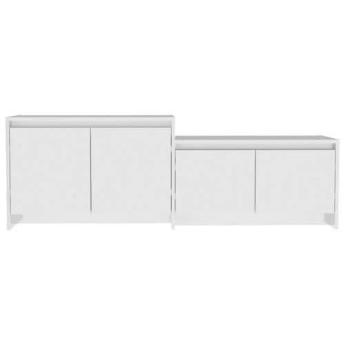TV ormarić sjajni bijeli 146,5 x 35 x 50 cm konstruirano drvo - Visoko sjajno bijela 1 Cijena