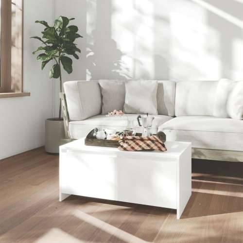 Stolić za kavu bijeli 90 x 50 x 41,5 cm od konstruiranog drva - Bijela 1 Cijena