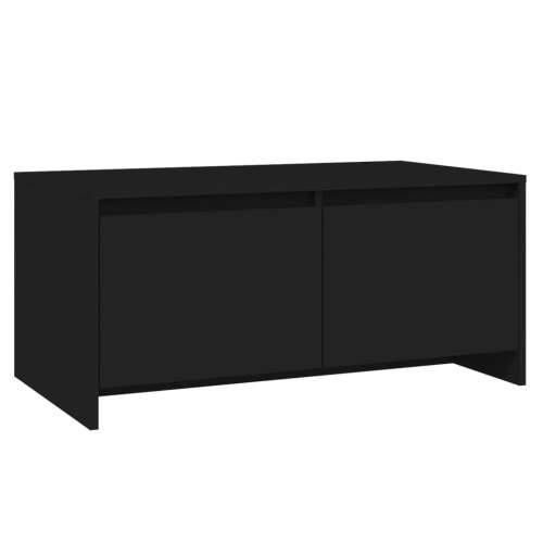 Stolić za kavu crni 90 x 50 x 41,5 cm od konstruiranog drva - Crna 1 Cijena
