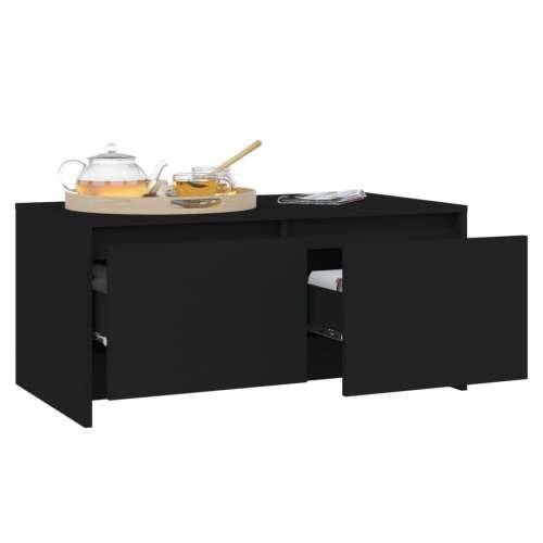 Stolić za kavu crni 90 x 50 x 41,5 cm od konstruiranog drva - Crna 1 Cijena