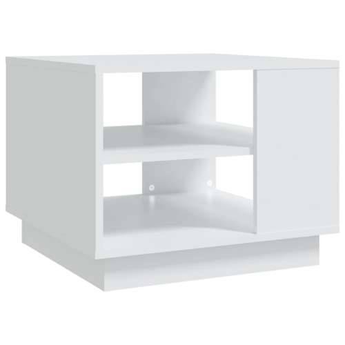 Stolić za kavu bijeli 55 x 55 x 43 cm od konstruiranog drva - Bijela 55 x 55 x 43 cm 1 Cijena