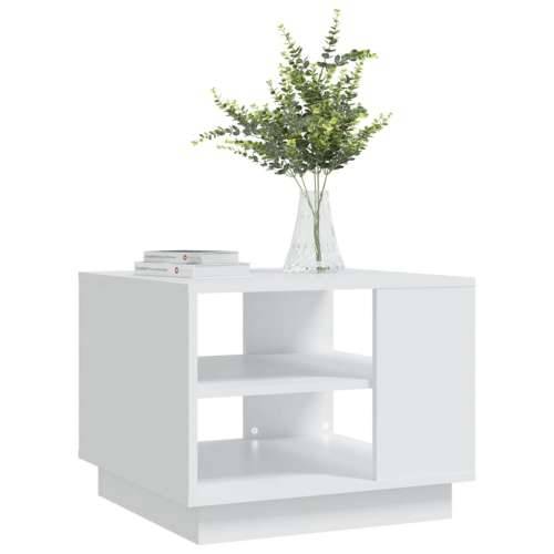 Stolić za kavu bijeli 55 x 55 x 43 cm od konstruiranog drva - Bijela 55 x 55 x 43 cm 1 Cijena