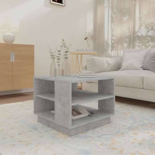 Stolić za kavu boja betona 55 x 55 x 43 cm konstruirano drvo - Beton siva 55 x 55 x 43 cm 1 Cijena