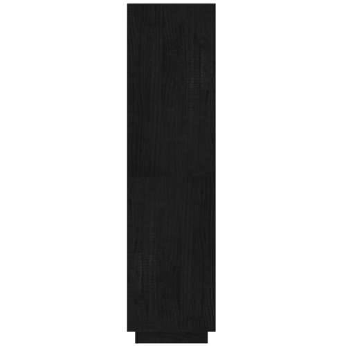 Ormarić za knjige / pregrada crni 40x35x135 cm od borovine - Crna 1 135 cm 40 cm Cijena