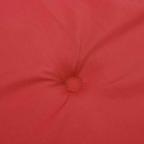 Jastuk za vrtnu klupu crveni 120 x 50 x 3 cm od tkanine Oxford Cijena