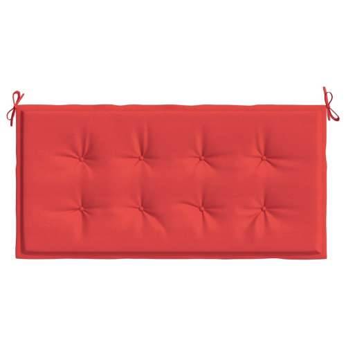 Jastuk za vrtnu klupu crveni 120x50x4 cm od tkanine Oxford - Crvena 120 x 50 x 3 cm 1 Cijena
