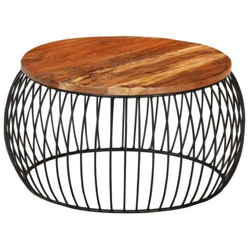 Stolić za kavu Ø 68 cm od masivnog obnovljenog drva  - 68 x 35 cm 1 masivno obnovljeno drvo Cijena