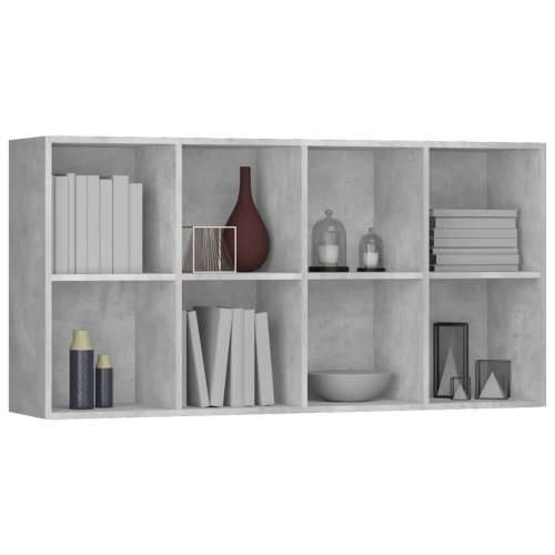 Ormarić za knjige / komoda boja betona 66 x 30 x 130 cm drveni - Beton siva 66 x 30 x 130 cm 1 Cijena