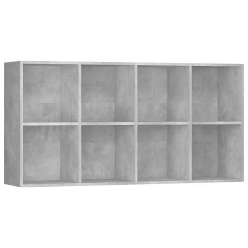 Ormarić za knjige / komoda boja betona 66 x 30 x 130 cm drveni - Beton siva 66 x 30 x 130 cm 1 Cijena