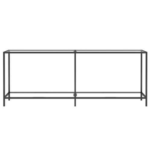 Konzolni stol prozirni 200 x 35 x 75,5 cm od kaljenog stakla - Transparentan 1 200 cm Cijena