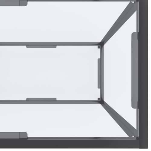 Konzolni stol prozirni 200 x 35 x 75,5 cm od kaljenog stakla - Transparentan 1 200 cm Cijena