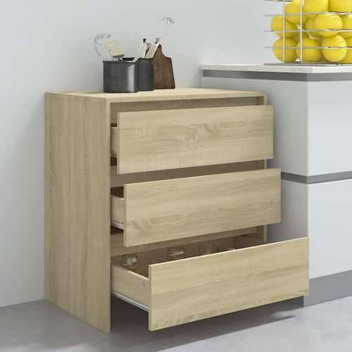 Komoda boja hrasta sonome 70x41x75 cm od konstruiranog drva - sonoma hrast 1 Cijena